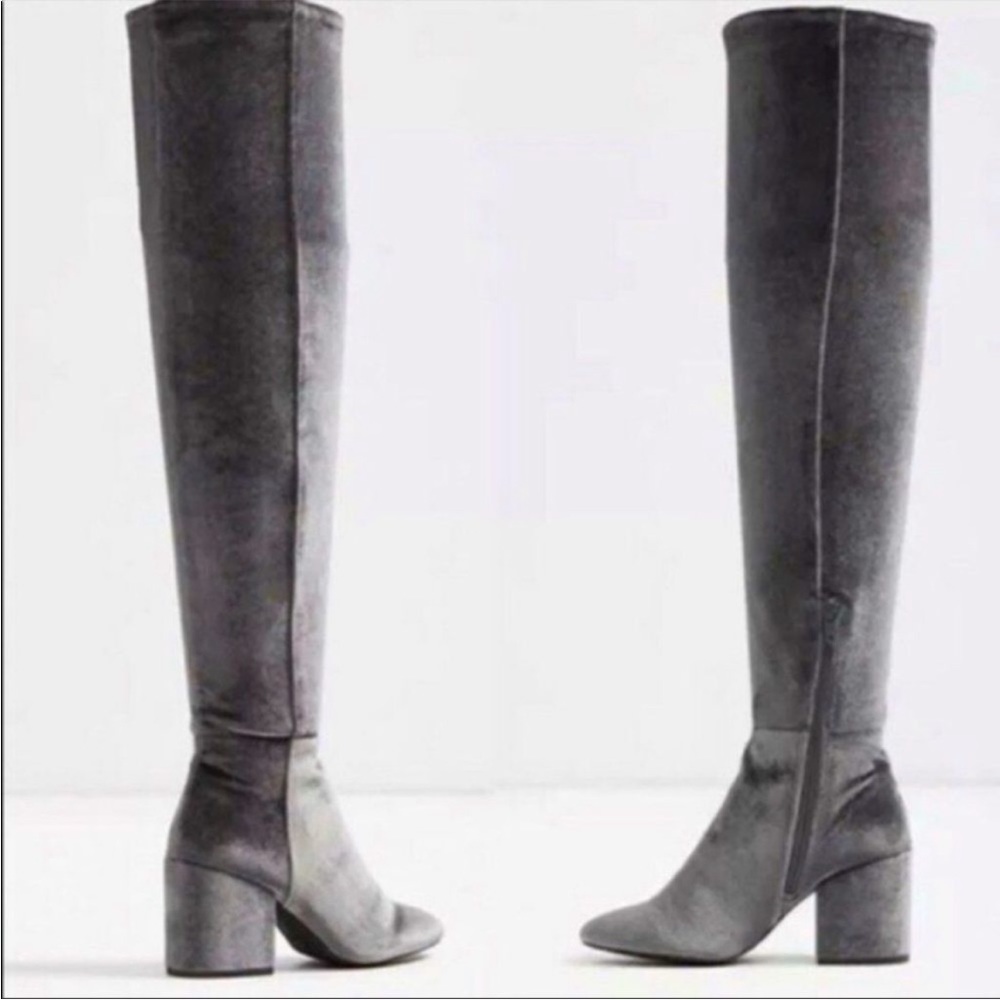 Aldo Belinna OTK Heeled Thigh High Boots Shoes 8